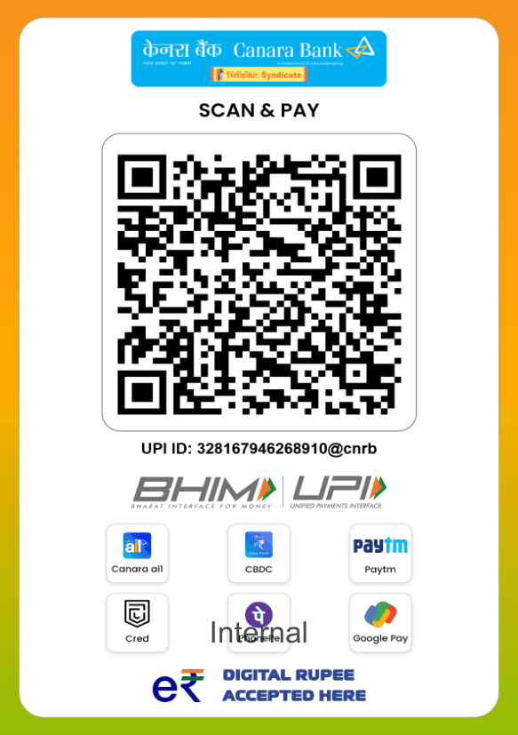 UC FEST registration payment QR code